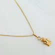 Set Cadena Veneciana + Dije Angel De La Guarda / 1,1gr / 45 cm Oro Amarillo 18K