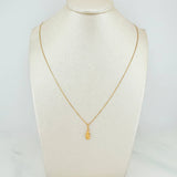 Set Cadena Veneciana + Dije Angel De La Guarda / 1,1gr / 45 cm Oro Amarillo 18K