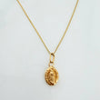 Set Cadena Veneciana + Dije Virgen De Guadalupe / 1,1gr / 45 cm Oro Amarillo 18K