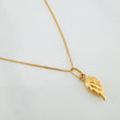 Set Cadena Veneciana + Dije Ala / 1,05gr / 45 cm Oro Amarillo 18K