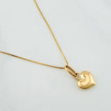 Set Cadena Veneciana + Dije Corazon / 1,15gr / 45 cm Oro Amarillo 18K