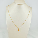 Set Cadena Veneciana + Dije Corazon / 1.05 g / 40 cm Oro Amarillo 18K