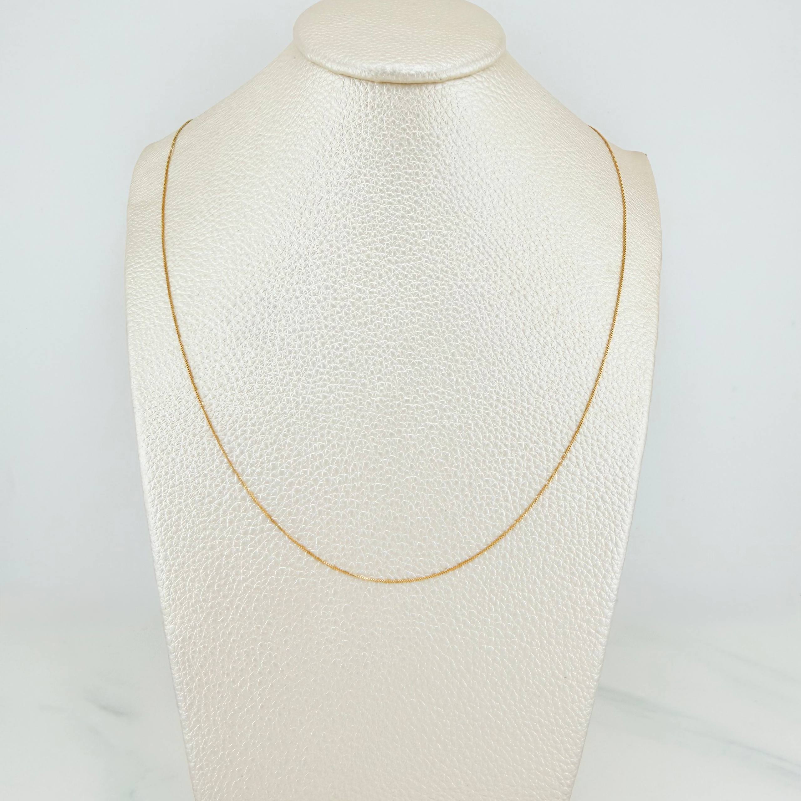 Cadena Veneciana 0.85 g / 45 cm / 0.4 mm Oro Amarillo 18K