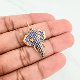 Dije Rostro Elefante 2.85 g / 3 cm Oro Amarillo 18K