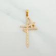 Dije Cruz Fe 1.4 g / 3.5 cm Oro Amarillo 18K