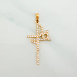 Dije Cruz Fe 1.4 g / 3.5 cm Oro Amarillo 18K