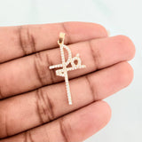 Dije Cruz Fe 1.4 g / 3.5 cm Oro Amarillo 18K