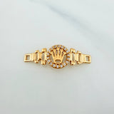 Herraje Correa Corona 1.3 g / 2.6 cm Oro Amarillo 18K