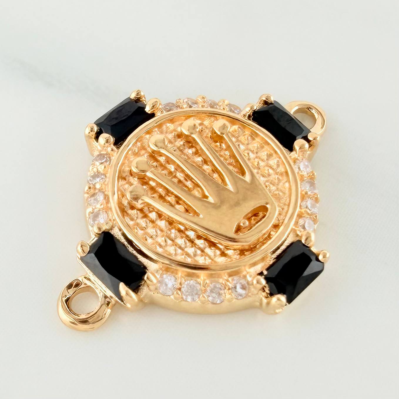 Herraje Corona 1.7 g / 1.9 cm Oro Amarillo 18K