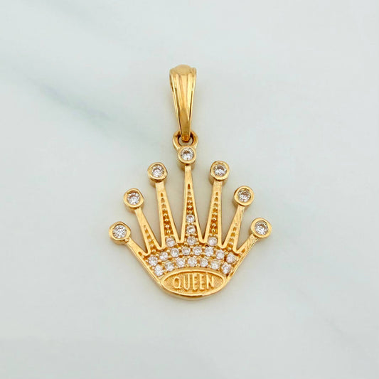 Dije Corona 2.35 g / 2.6 cm Oro Amarillo 18K