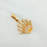 Dije Corona 2.5 g / 2.5 cm Oro Amarillo 18K