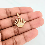 Dije Corona 2.5 g / 2.5 cm Oro Amarillo 18K