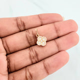 Dije Trebol 1.15 g / 1.8 cm Oro Amarillo 18K