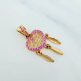 Dije Corazón Atrapasueños 1.65 g / 2.8 cm Oro Amarillo 18K