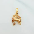 Dije Herradura Caballo 1.75 g / 2.1 cm Oro Amarillo 18K