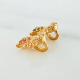 Dije Silueta Niñas 1.2 g / 1 cm Oro Amarillo 18K