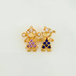 Dije Silueta Niños 1.05 g / 1 cm Oro Amarillo 18K