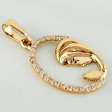 Dije Virgen Maria 0.9 g / 2.5 cm Oro Amarillo 18K