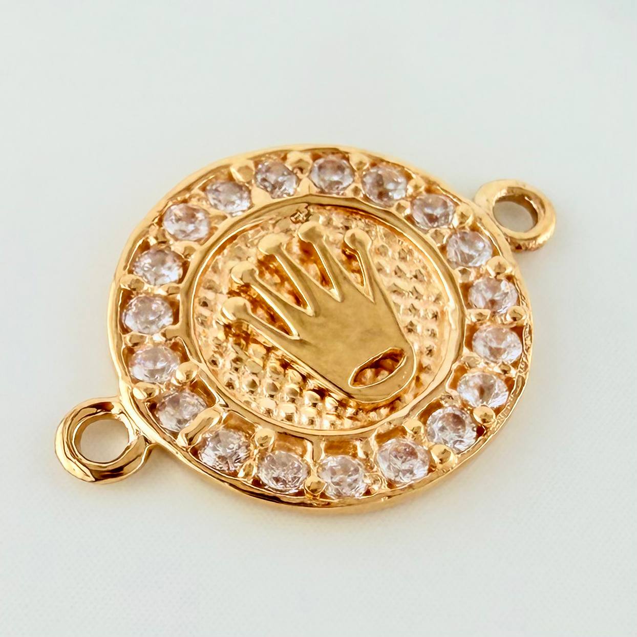 Herraje Corona 1.3 g / 1.8 cm Oro Amarillo 18K