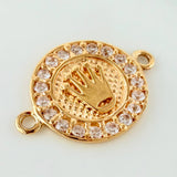 Herraje Corona 1.3 g / 1.8 cm Oro Amarillo 18K