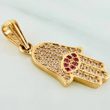 Dije Mano Hamsa 1.75 g / 2.5 cm Oro Amarillo 18K