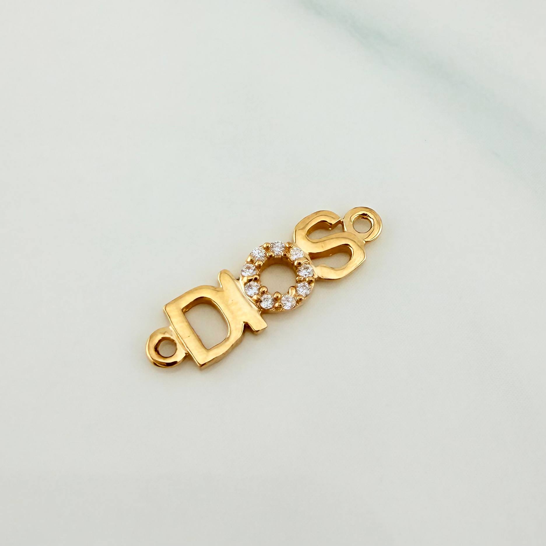 Herraje Dios 0.7 g / 1.8 cm Oro Amarillo 18K