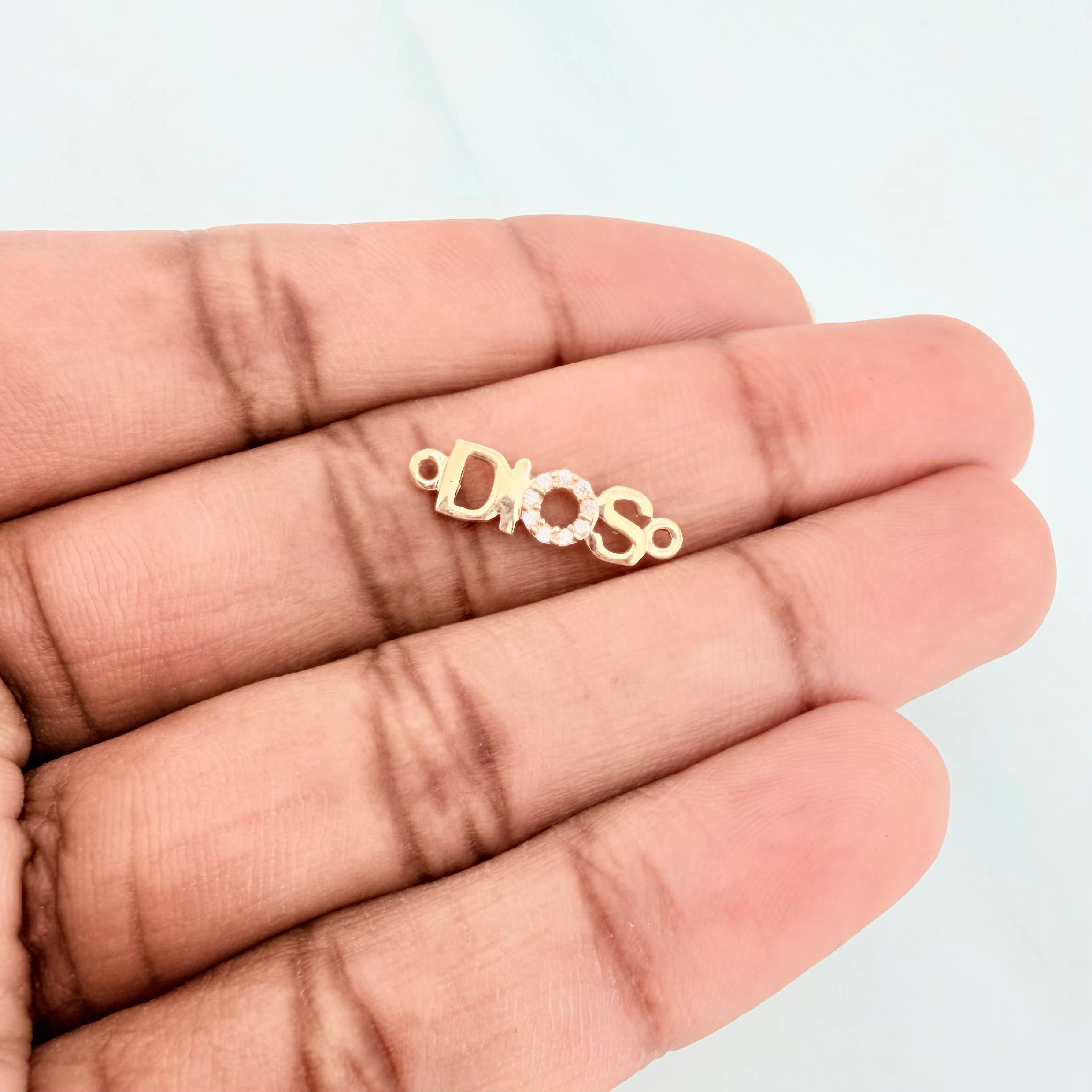 Herraje Dios 0.7 g / 1.8 cm Oro Amarillo 18K