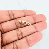 Herraje Dios 0.7 g / 1.8 cm Oro Amarillo 18K