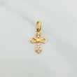 Dije Cruz Gotica 0.55 g / 1.8 cm Oro Amarillo 18K