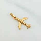 Dije Avion 0.9 g / 2.3 cm Oro Amarillo 18K