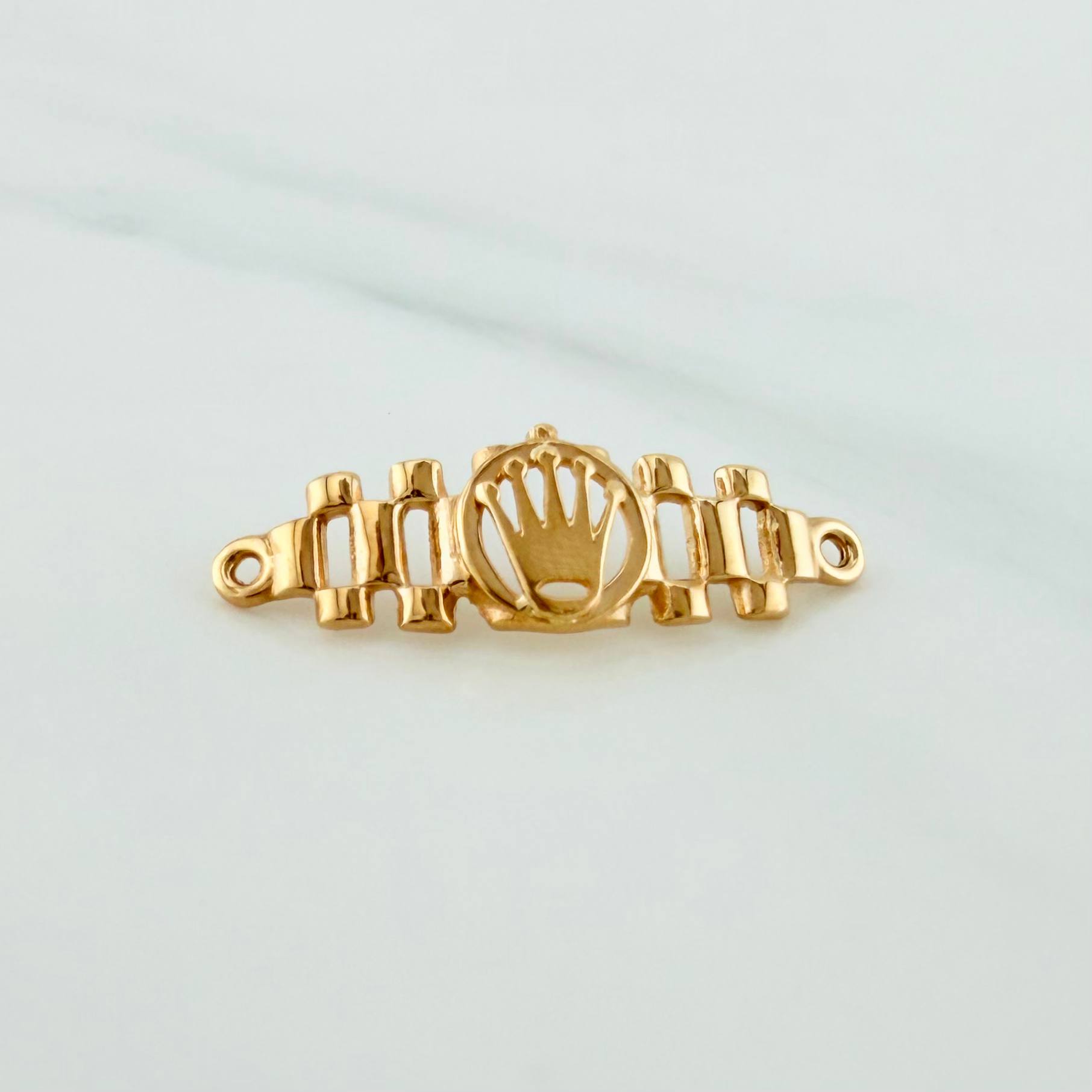 Herraje Correa Corona 1.3 g / 2.6 cm Oro Amarillo 18K