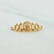 Herraje Correa Corona 1.3 g / 2.6 cm Oro Amarillo 18K