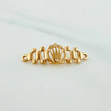 Herraje Correa Corona 1.3 g / 2.6 cm Oro Amarillo 18K