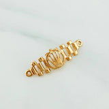 Herraje Correa Corona 1.3 g / 2.6 cm Oro Amarillo 18K