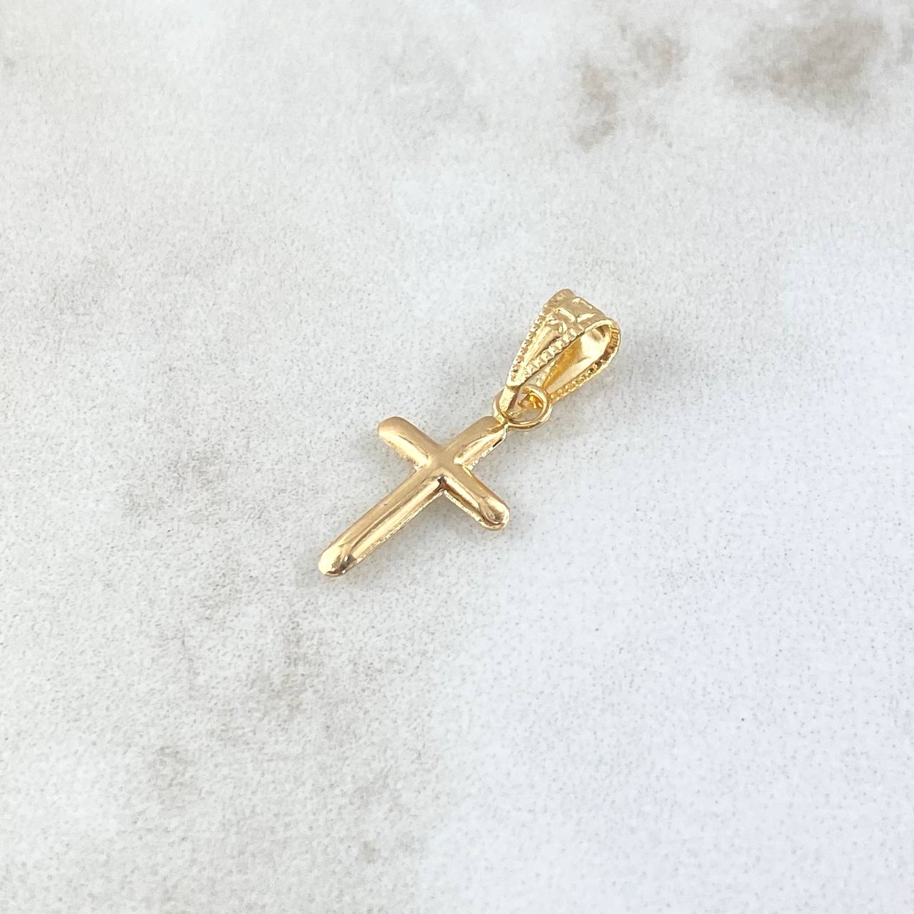 Dije Cruz 0.25gr / 1.6cm / Oro Amarillo 18K ©