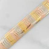 Pulso Destellos 28.45g / 20cm / 14.55mm Tres Oros 18K