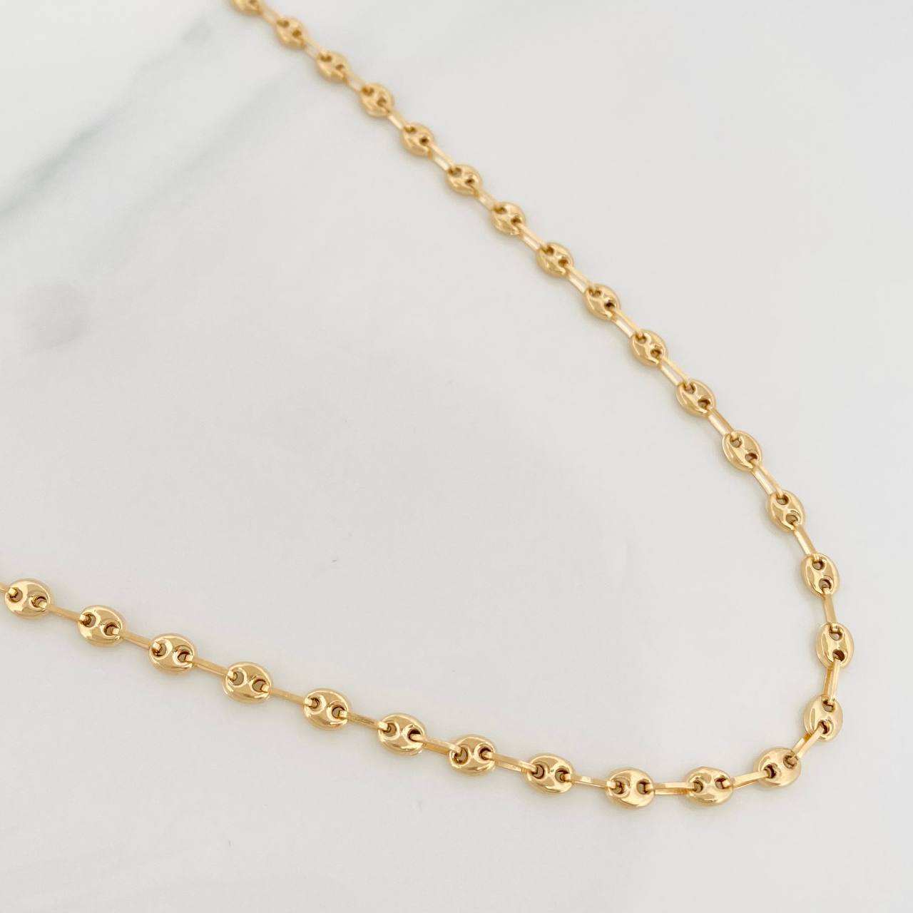 Cadena GC 5.3g / 45cm / 3.27mm Oro Amarillo 18K