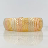 Pulso Destellos 38.5g / 20cm / 18.55mm Tres Oros 18K