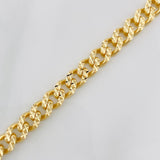 Pulso Cubana Infinito 8.1g / 20cm / 6.35mm Oro Amarillo 18K