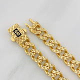 Pulso Cubana Infinito 8.1g / 20cm / 6.35mm Oro Amarillo 18K