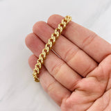 Pulso Cubana Infinito 8.1g / 20cm / 6.35mm Oro Amarillo 18K