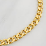 Pulso Cubana Infinito 6.05g / 19.05cm / 4.8mm Oro Amarillo 18K