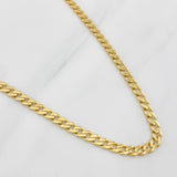 Cadena Cubana Infinito 16.6g / 60cm / 4.71mm Oro Amarillo 18K