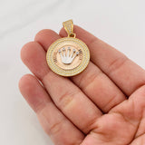 Dije Corona 6.95g / 3.05cm Tres Oros 18K