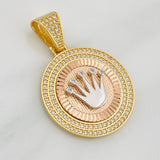 Dije Corona 6.95g / 3.05cm Tres Oros 18K