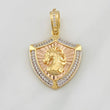 Dije Placa Caballo 6.3g / 3.05cm Tres Oros 18K