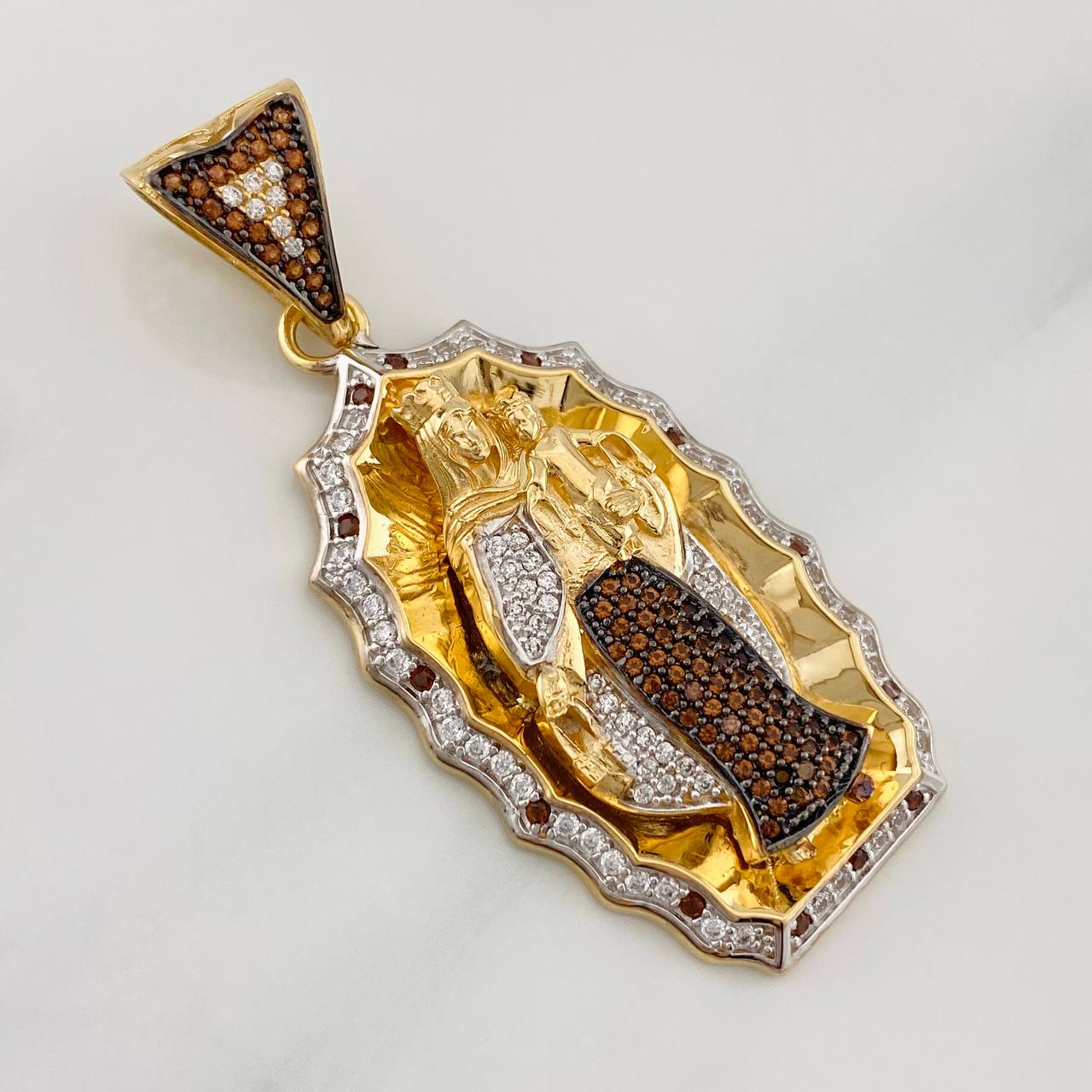 Dije Virgen del Carmen 13.15g / 5cm Tres Oros 18K