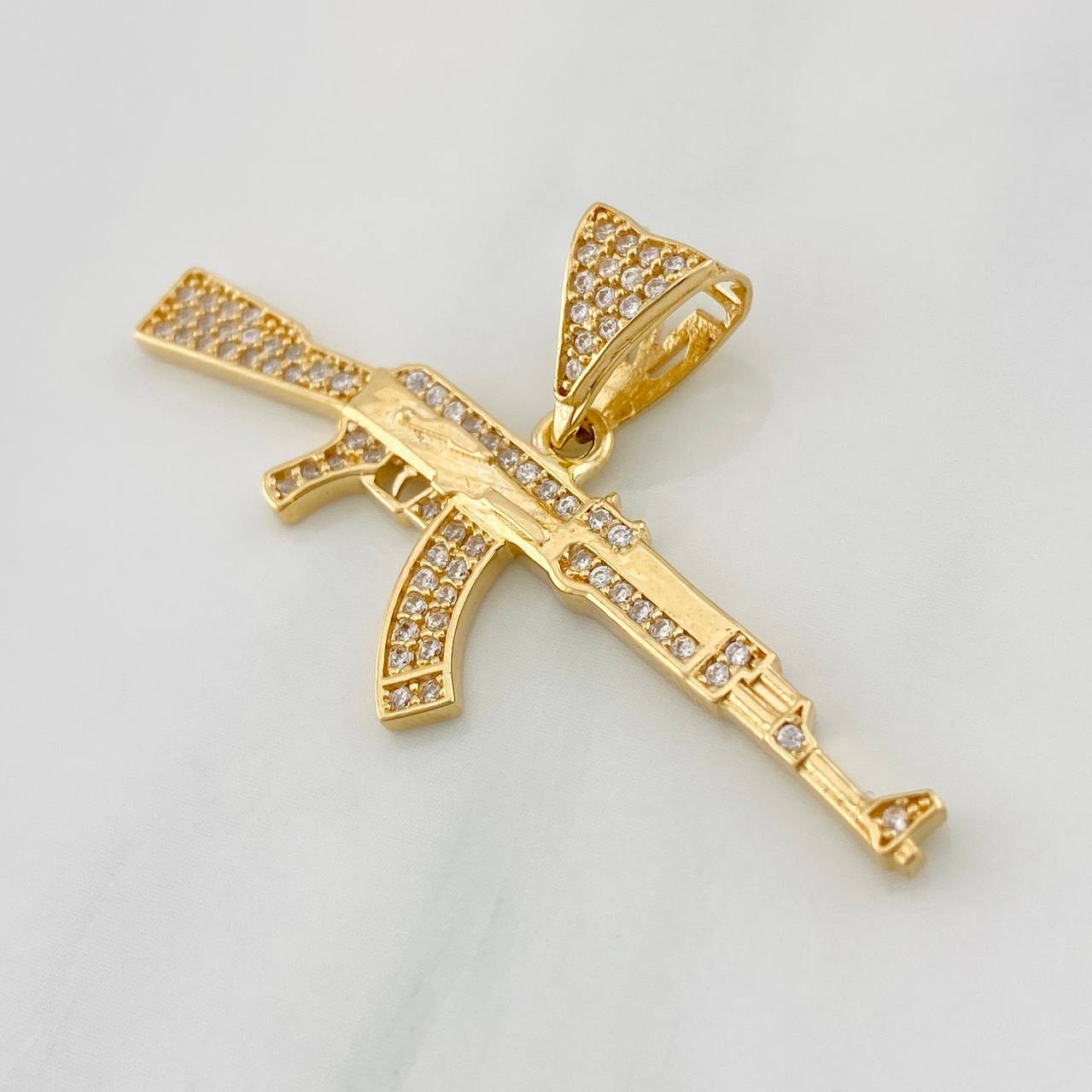 Dije Fusil 3.5g / 2cm Oro Amarillo 18K