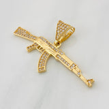Dije Fusil 3.5g / 2cm Oro Amarillo 18K