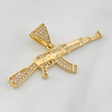 Dije Fusil 3.5g / 2cm Oro Amarillo 18K